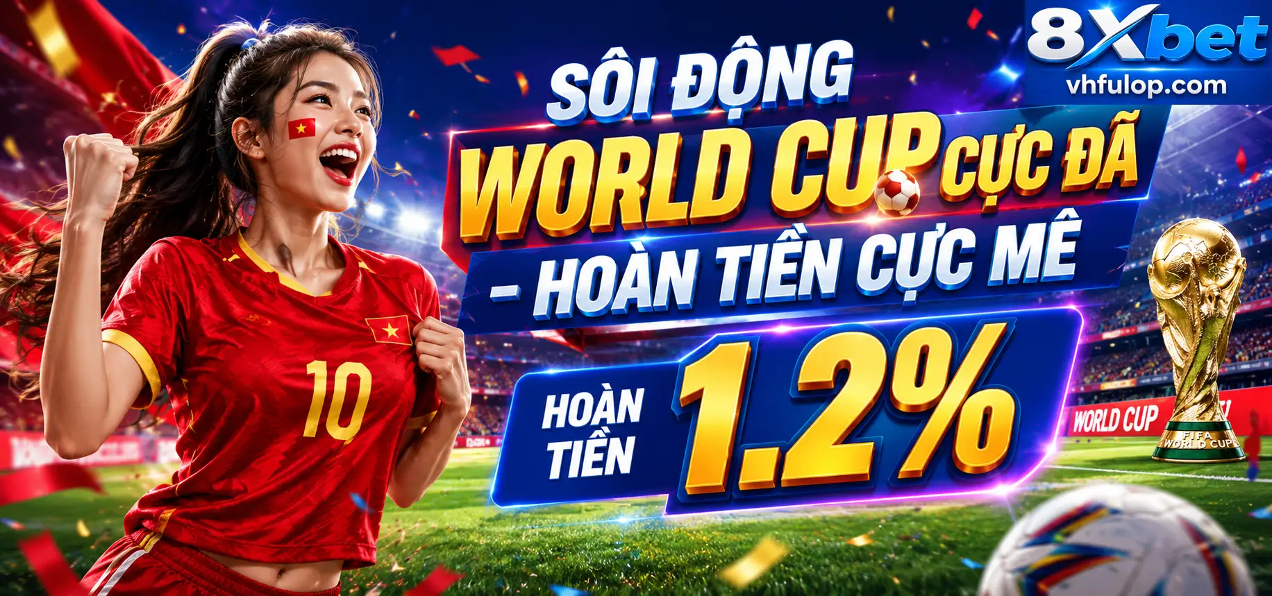 Banner trang chủ nhà cái cá cược trực tuyến 8Xbet