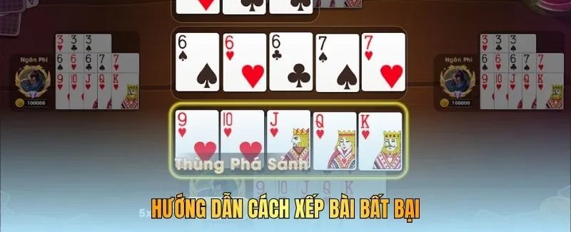 Hướng dẫn cách xếp bài mậu binh ba chi chuẩn tại 8Xbet