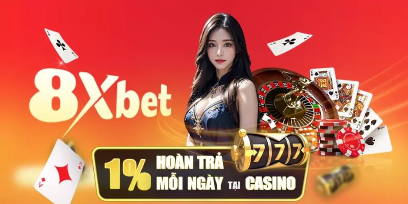 Bảng minh họa mức hoàn trả 8xbet theo từng sảnh game